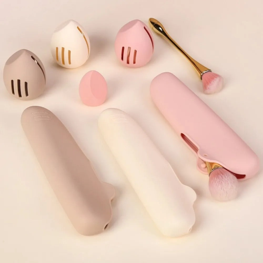 Eco-Friendly Silicone Makeup Sponge Holder
