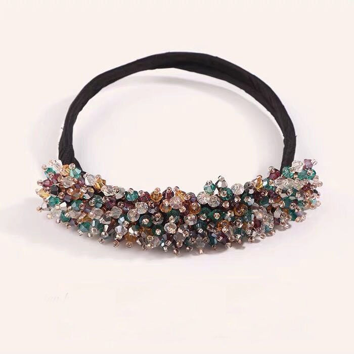 Korean Flower Bud Head Crystal Hairpin