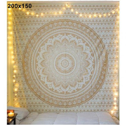 Bohemian Mandala Wall Tapestry And Yoga Mat Decor